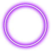Purple Neon Circle Border